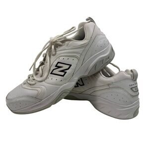 New Balance 623 Mens Walking Shoes White Leather Comfort Size US 11